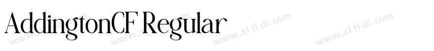 AddingtonCF Regular字体转换 AddingtonCF Regular字体转换